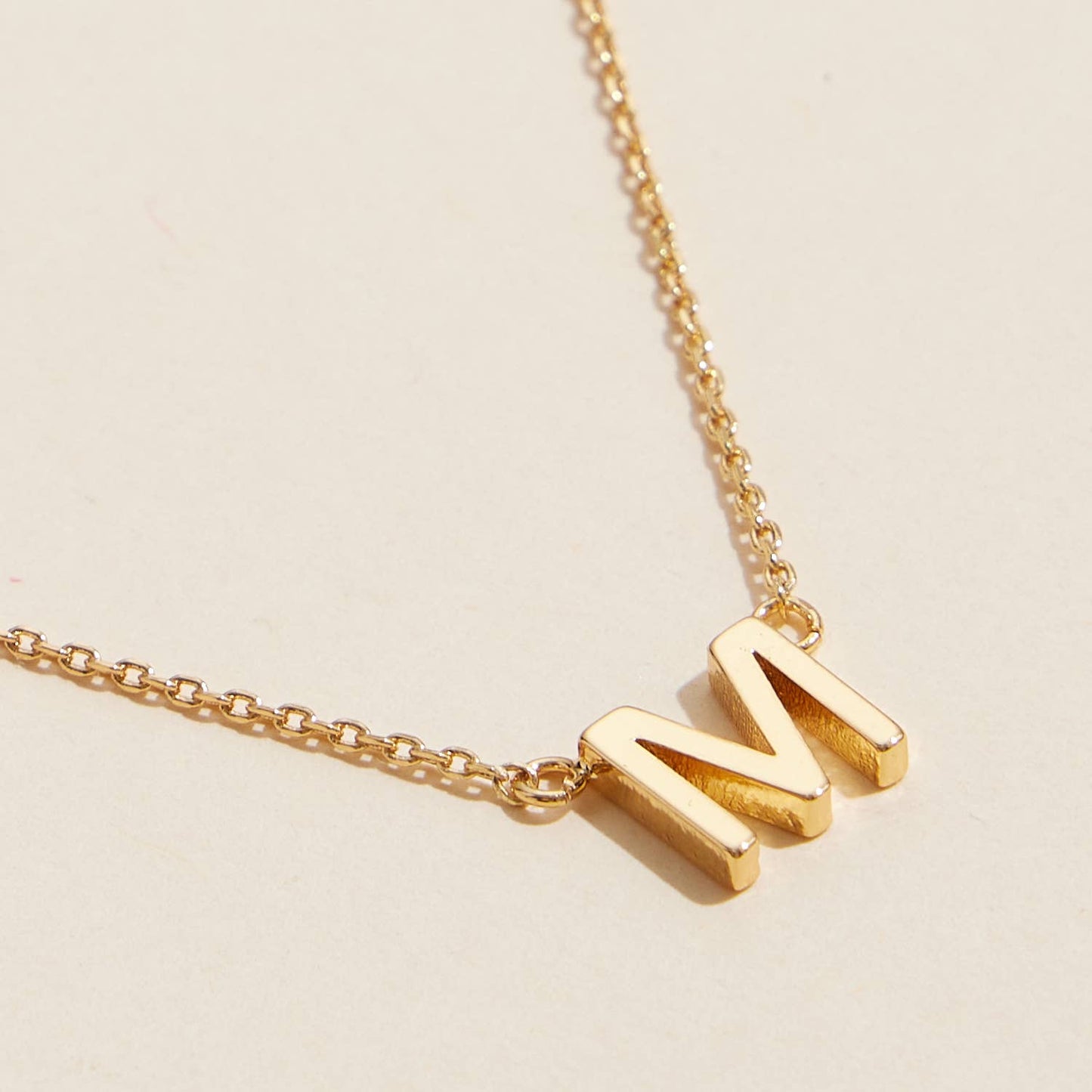 16PCS - Assorted Monogram Pendant Necklaces