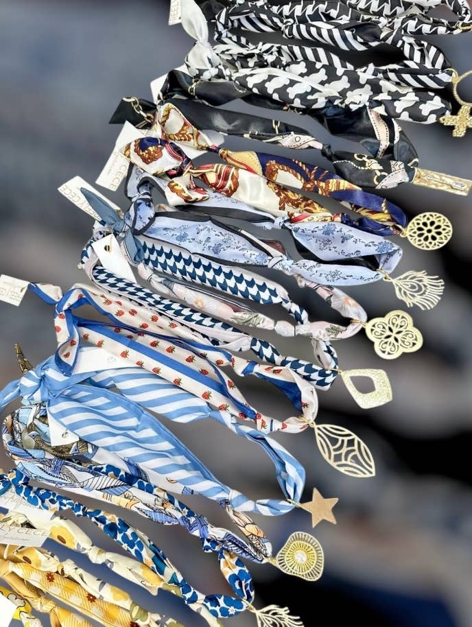 Trendy Scarf Charm Necklace