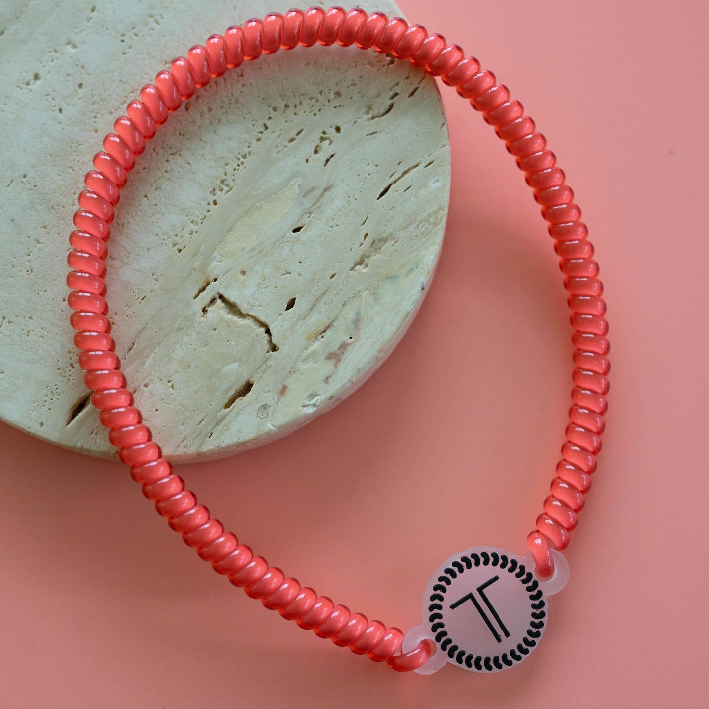 Spiral Hair Coil Headband | Coral Craze