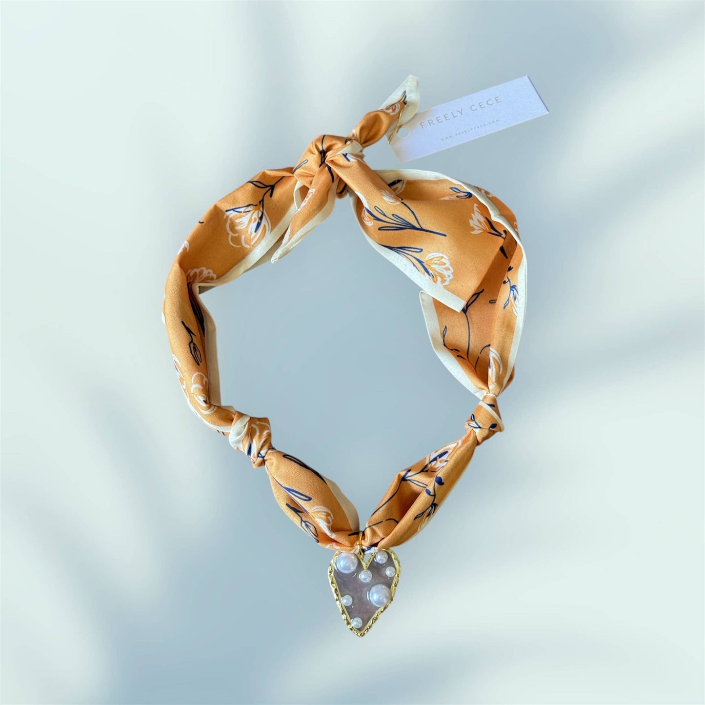 Trendy Scarf Charm Necklace