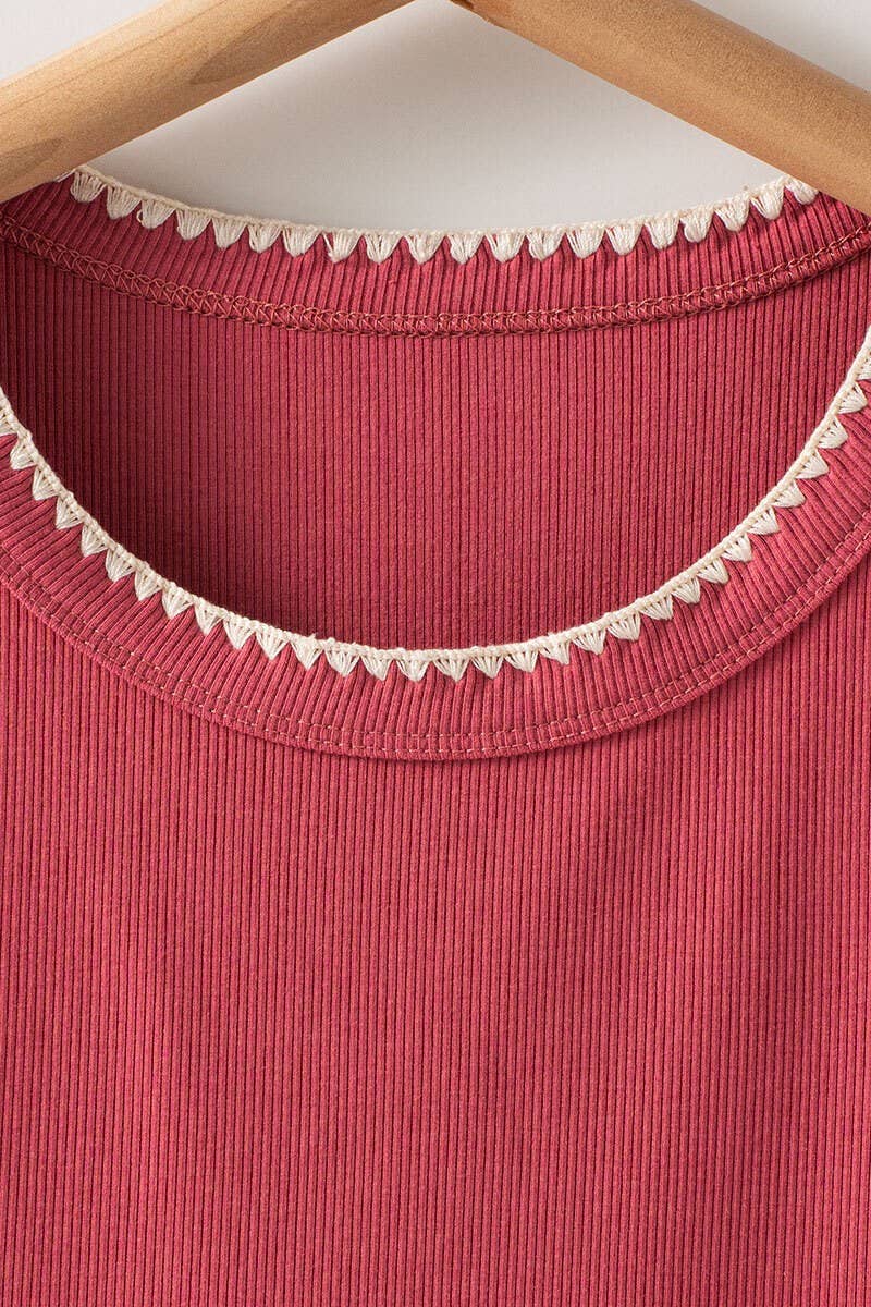 SYDNEY STRUCTURE KNIT TANK TOP