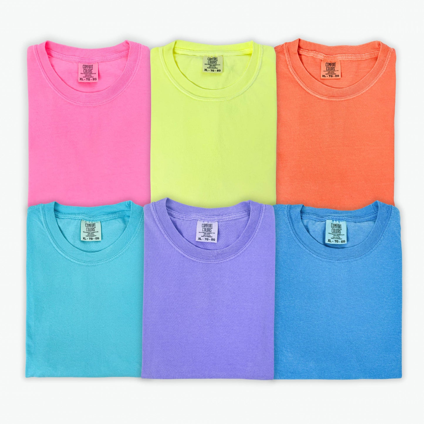 Comfort Colors 1717 Shirt Blanks Including New Neons