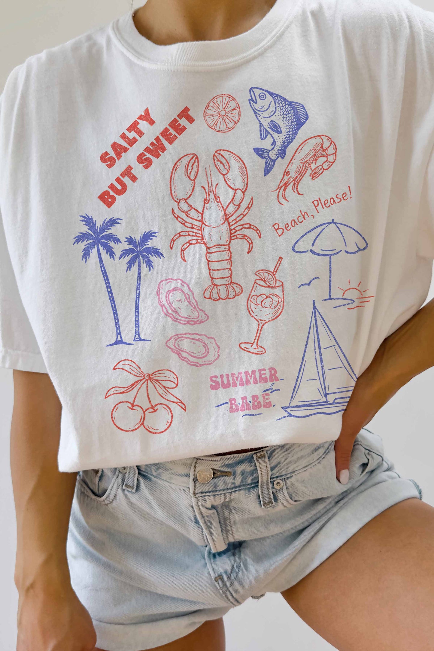 SALTY BUT SWEET OVERSIZED TEE