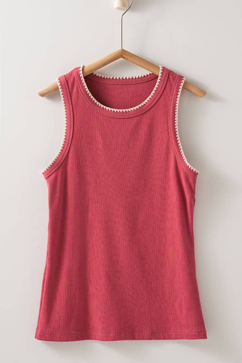 SYDNEY STRUCTURE KNIT TANK TOP
