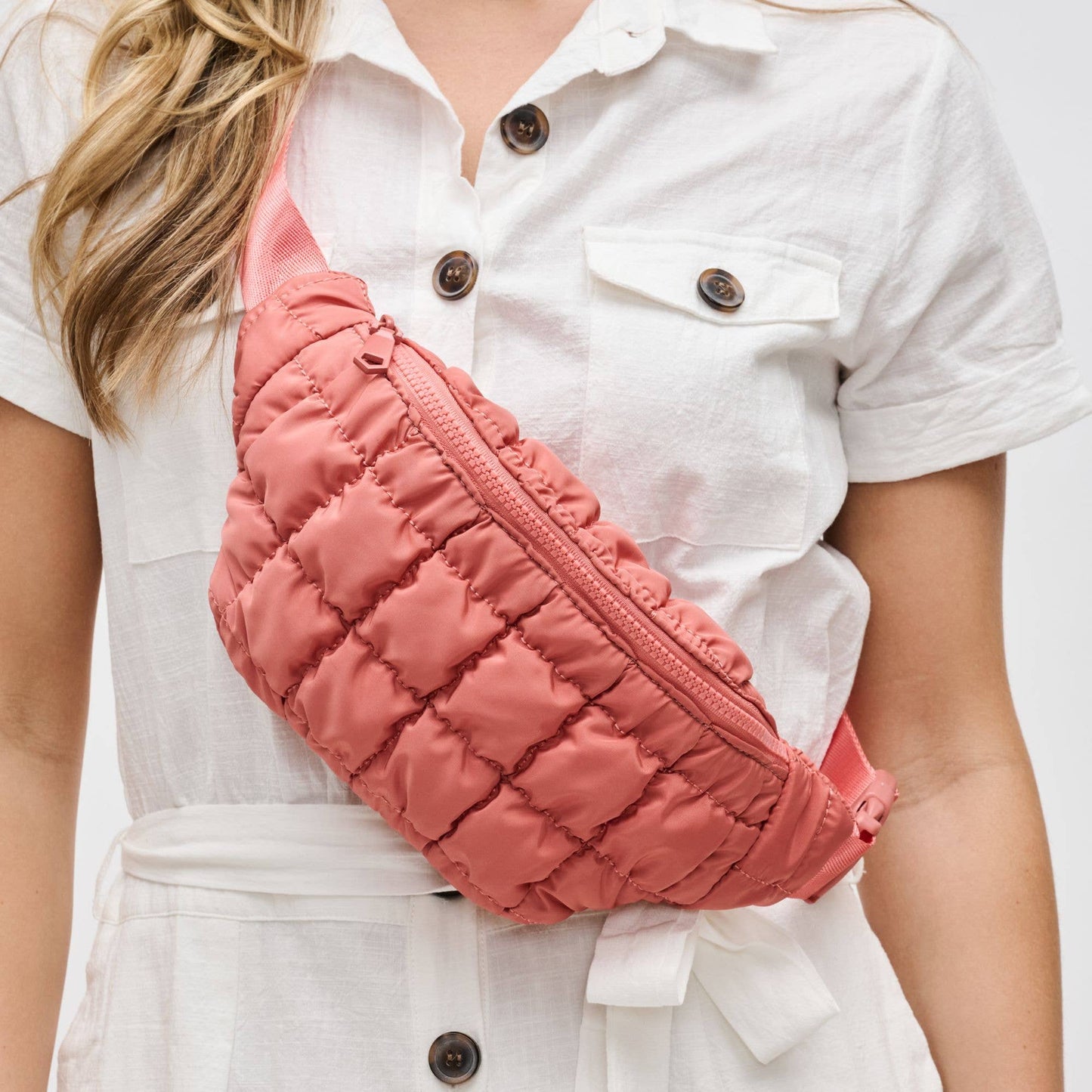 Resurgence - Quilted Puffer Nylon Belt Bag