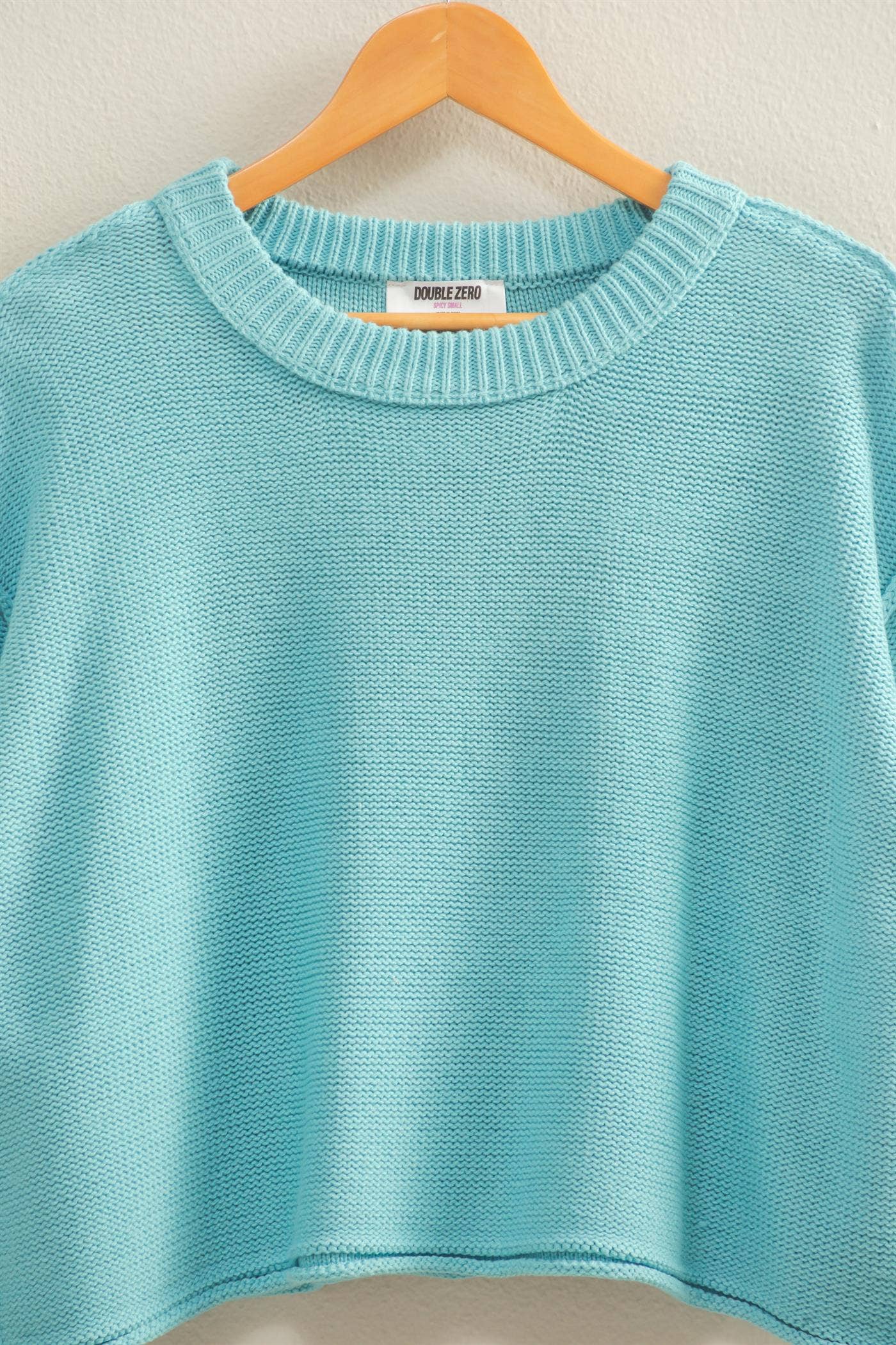 Cropped Oversized Sweater