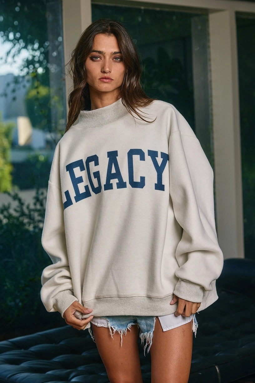 FREEDOM 'freedom/Legacy' Print Reversible Sweatshirt