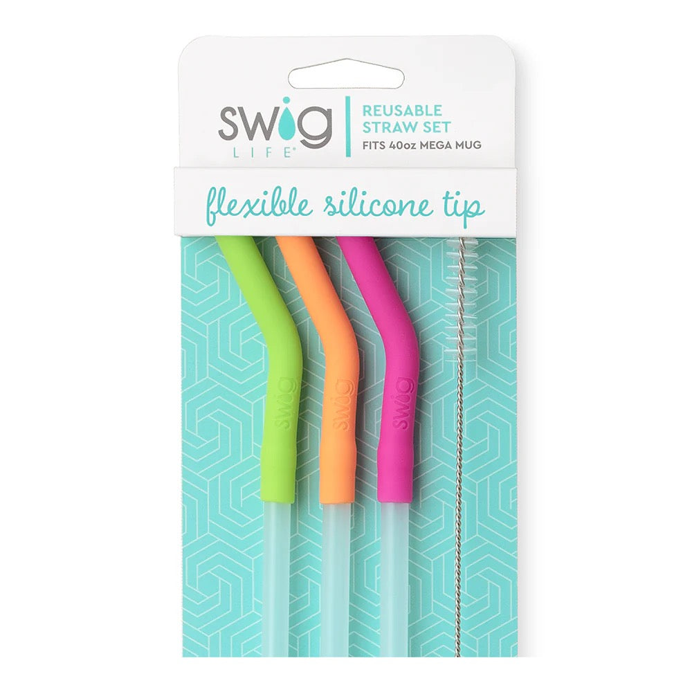 Swig Flexible Silicone Tip Straws