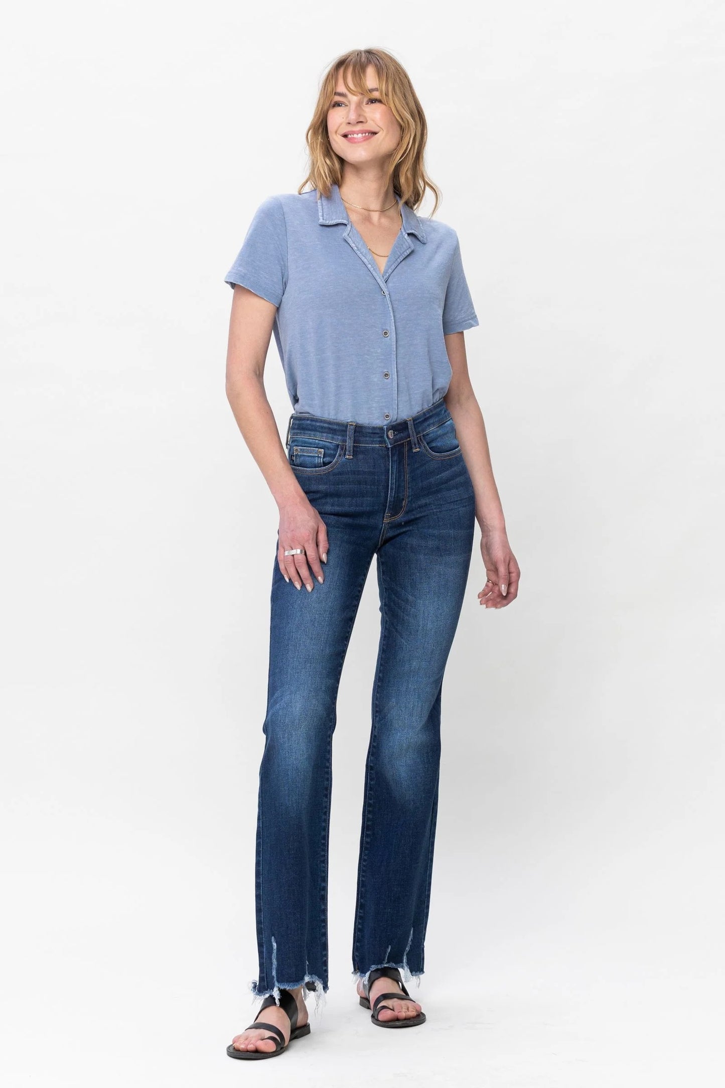 Judy Blue Non- Distressed Hem Bootcut