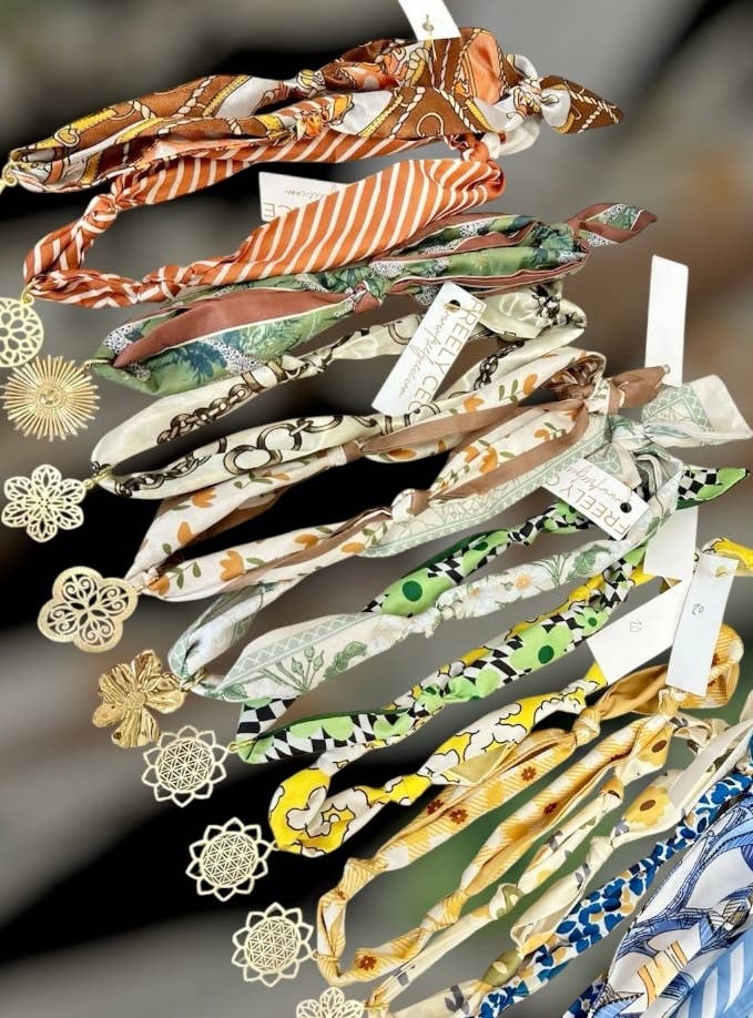 Trendy Scarf Charm Necklace
