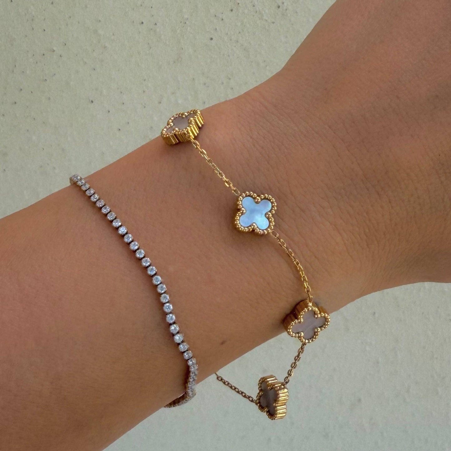 Mini White Flora Bracelet