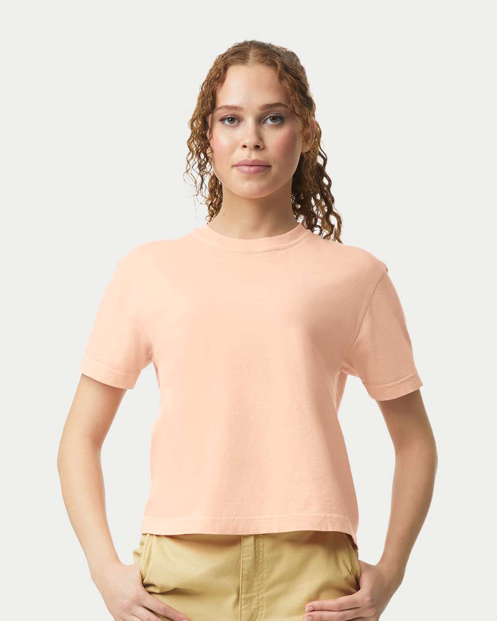 Comfort Colors Ladies' Heavyweight Cropped T-Shirt | 3023CL