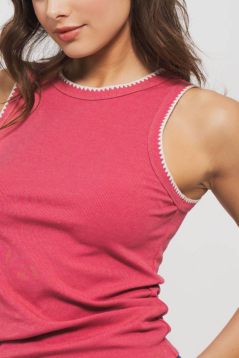 SYDNEY STRUCTURE KNIT TANK TOP