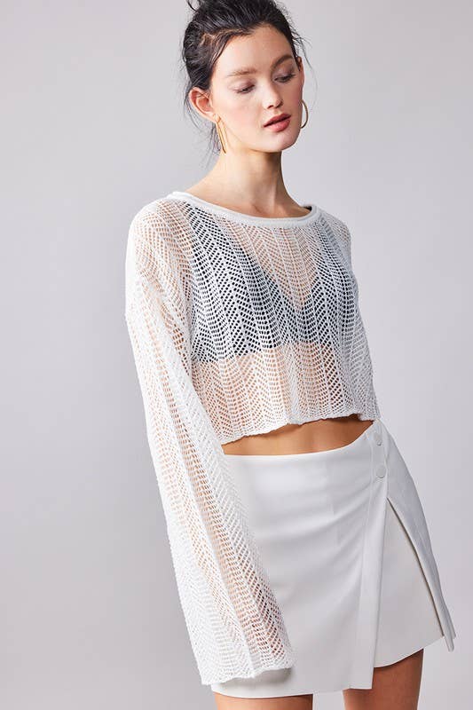 WRAP HEM LEATHER SKORTS