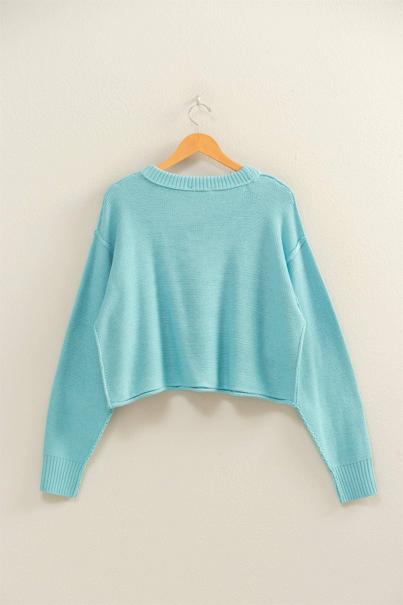 Cropped Oversized Sweater