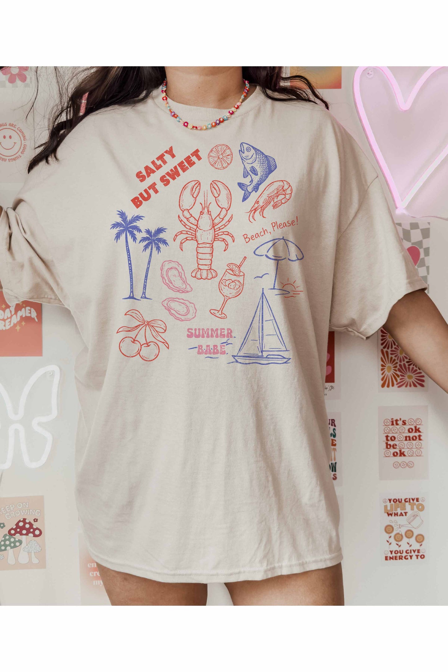 SALTY BUT SWEET OVERSIZED TEE