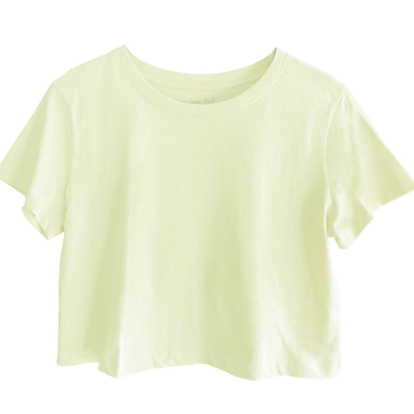 Premium cotton cropped tees