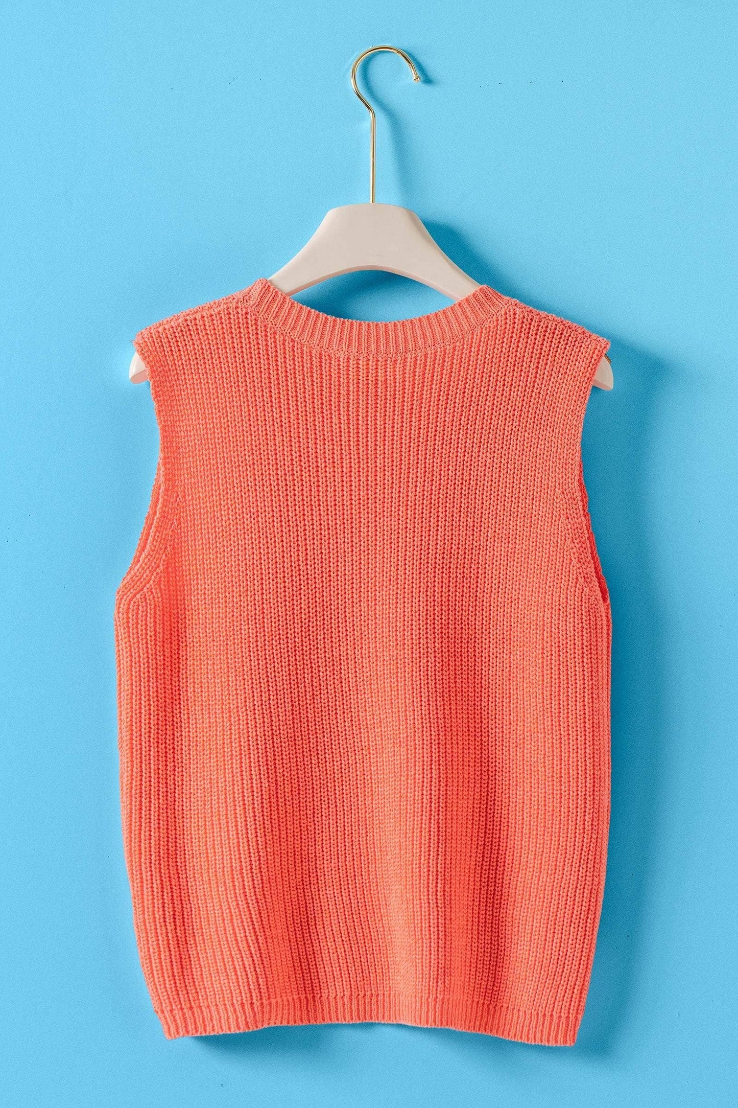 "Summer" Script Embroidered Knit Tank Top
