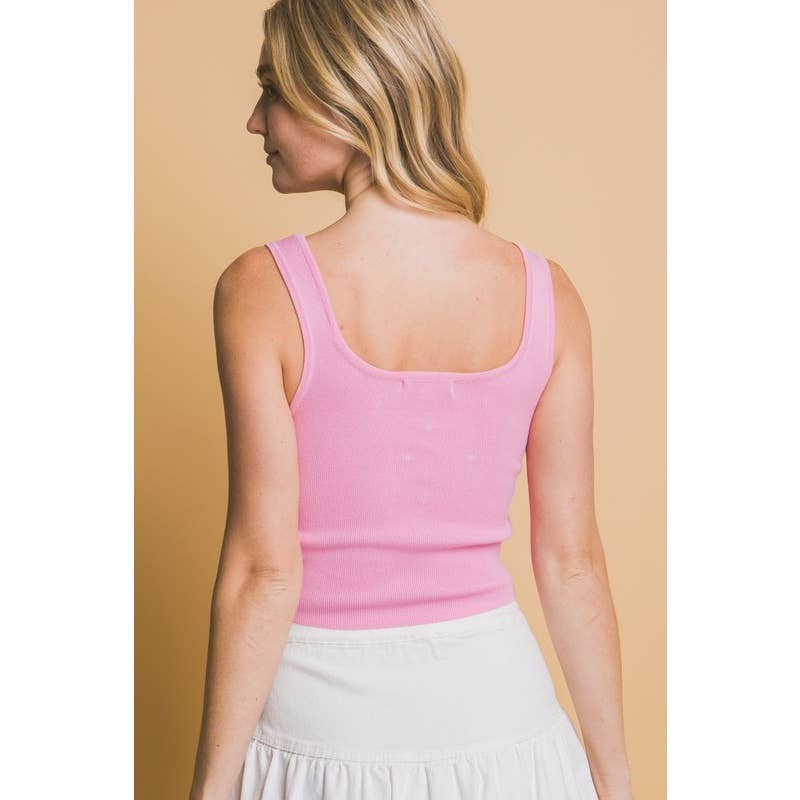 Rhinestone Embellished Knit Top