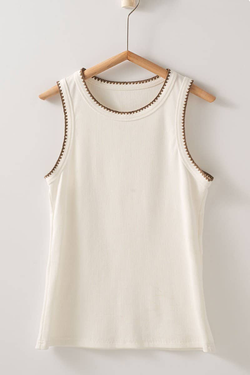 SYDNEY STRUCTURE KNIT TANK TOP