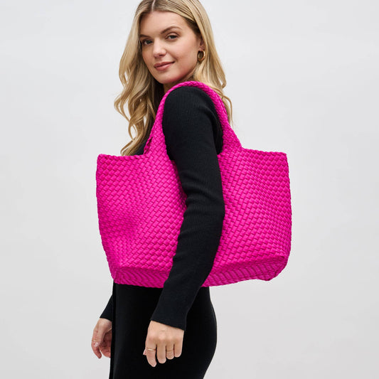 Sky's The Limit - Large Woven Neoprene Tote