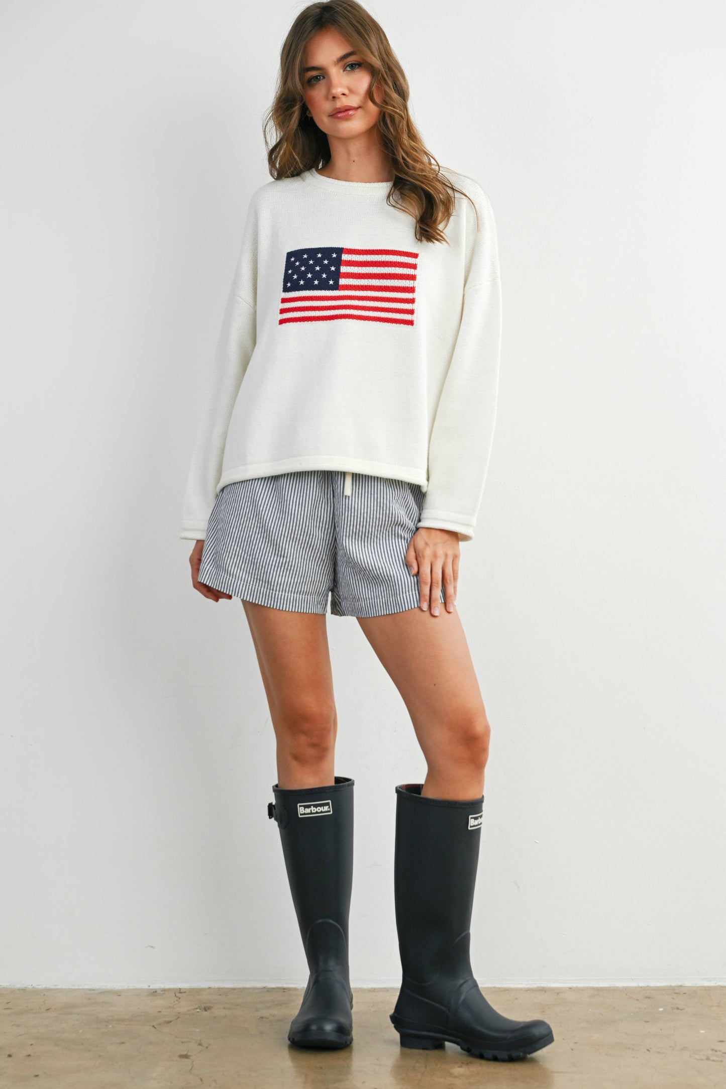Casual Striped Drawstring Shorts - BMP7940