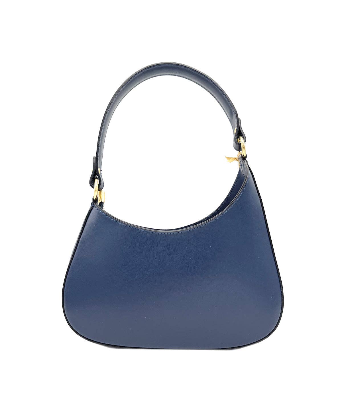 Genuine leather shoulder bag, made in Italy