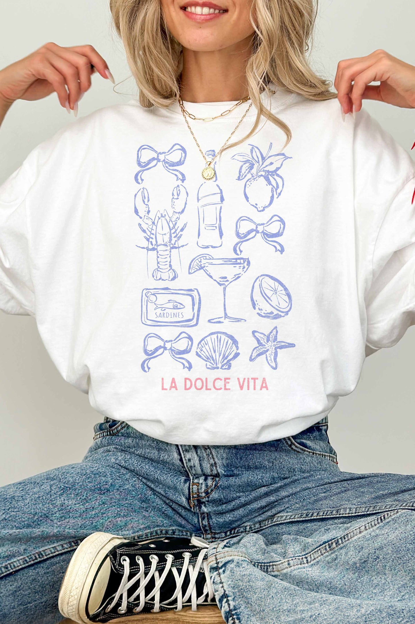 LA DOLCE VITA OVERSIZED TEE