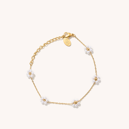 Pearl Daisy Bracelet