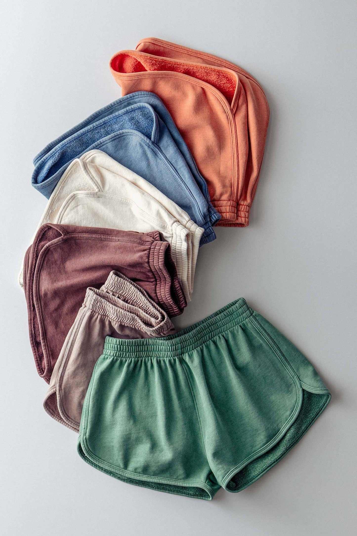 French Terry High Rise Lounge Shorts