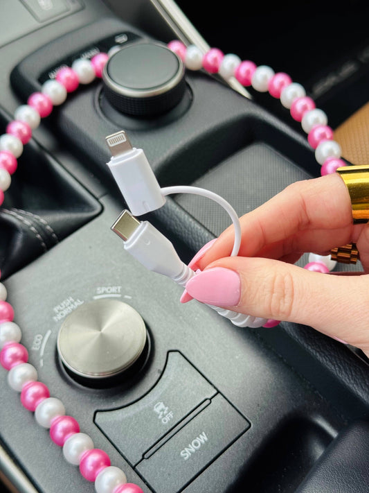Mixed Pearl Beaded Chargers