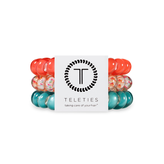 Spiral Hair Coils | Large | Coral Craze Hair Ties