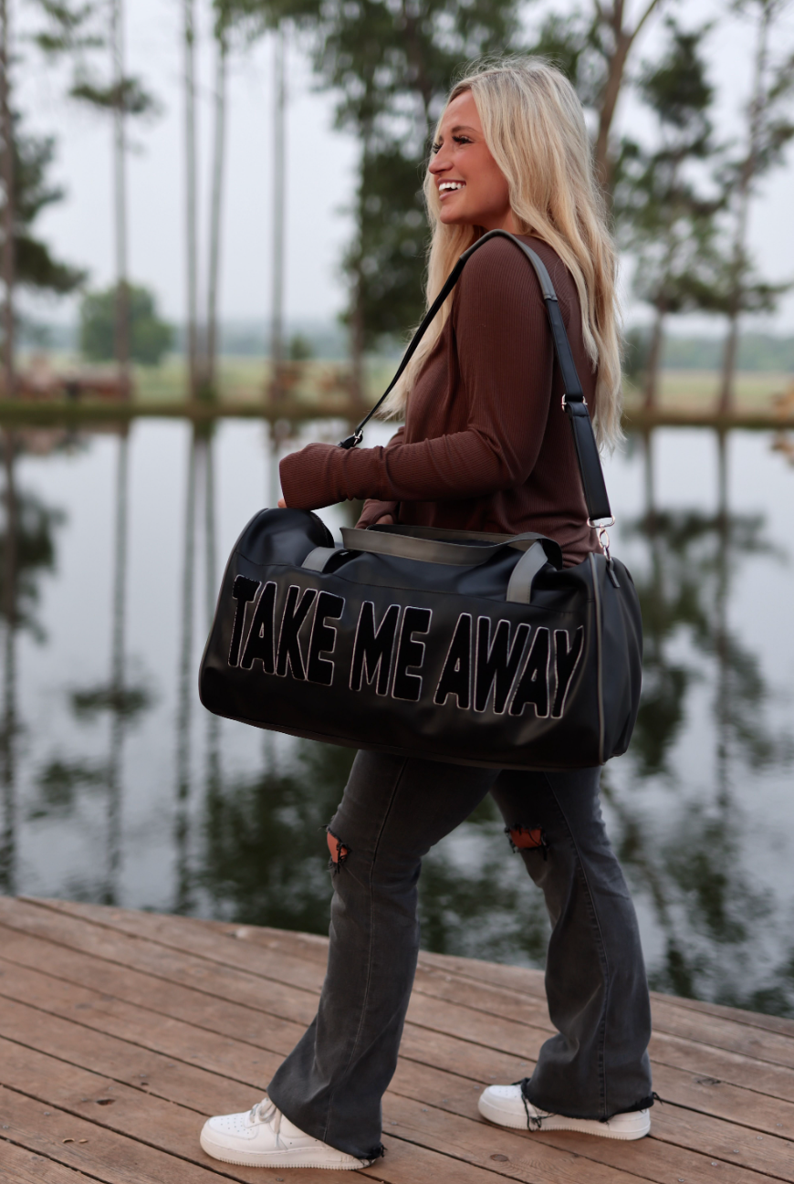 Duffle Bag - Take Me Away (Black/Grey)