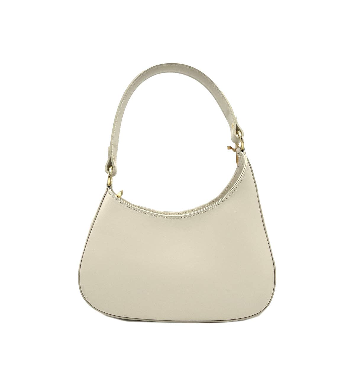Genuine leather shoulder bag, made in Italy