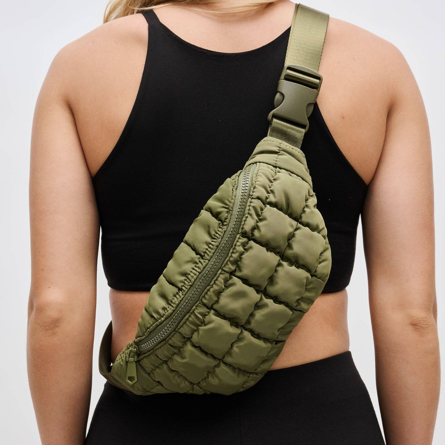 Resurgence - Quilted Puffer Nylon Belt Bag