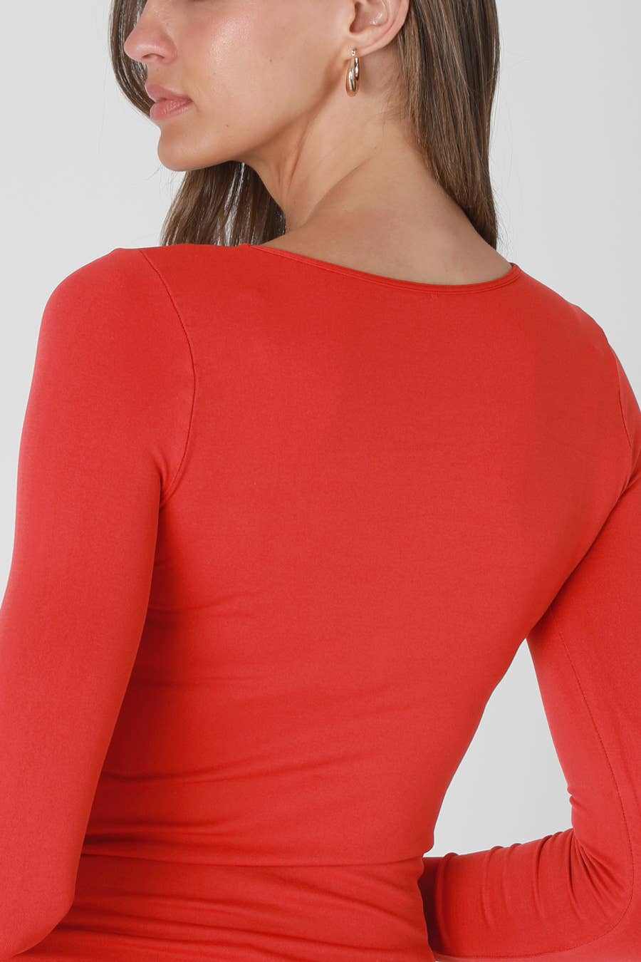 Long Sleeve Crew Neck Top