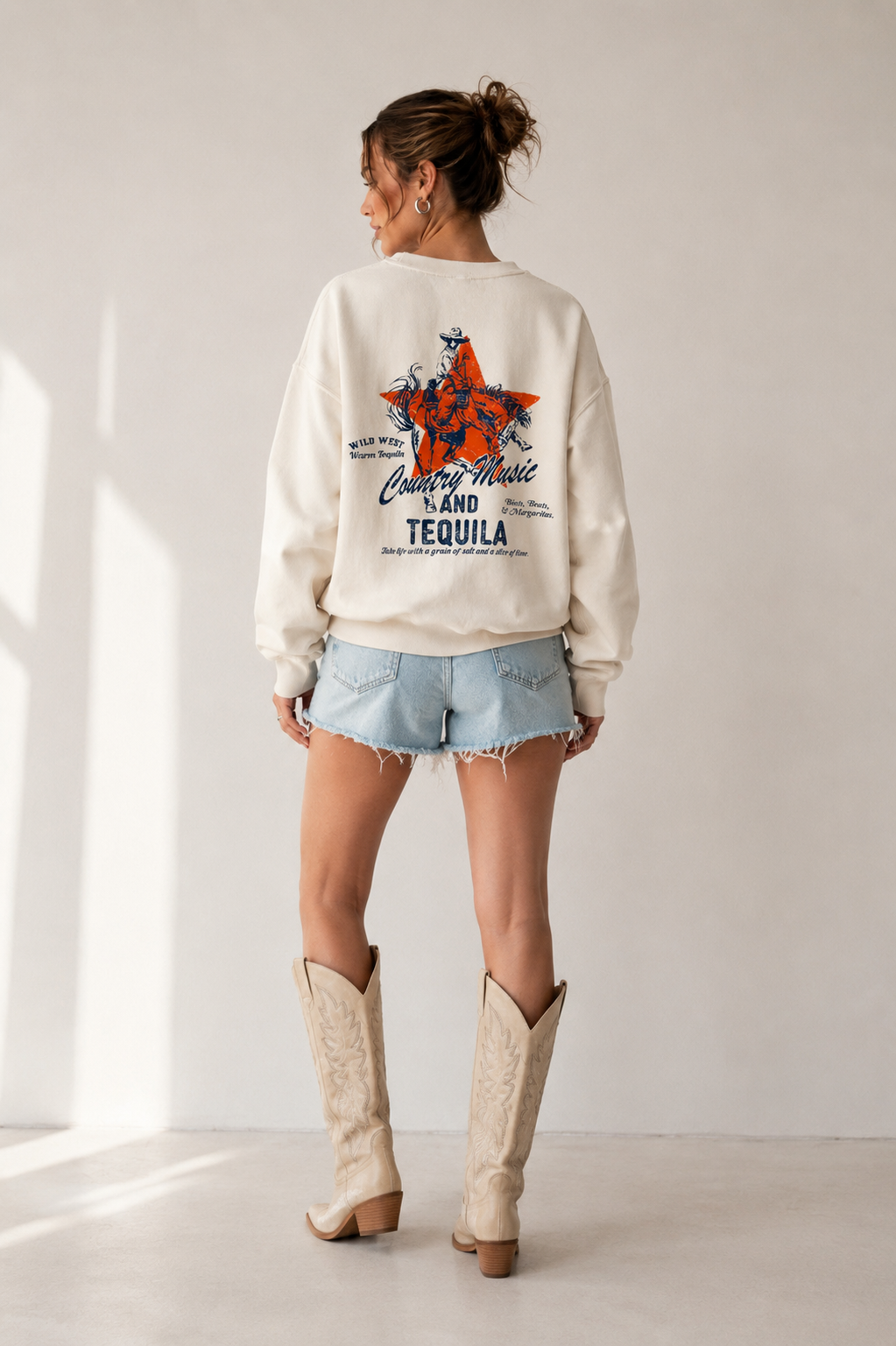 Country Music and Tequila Sand Sweatshirt
