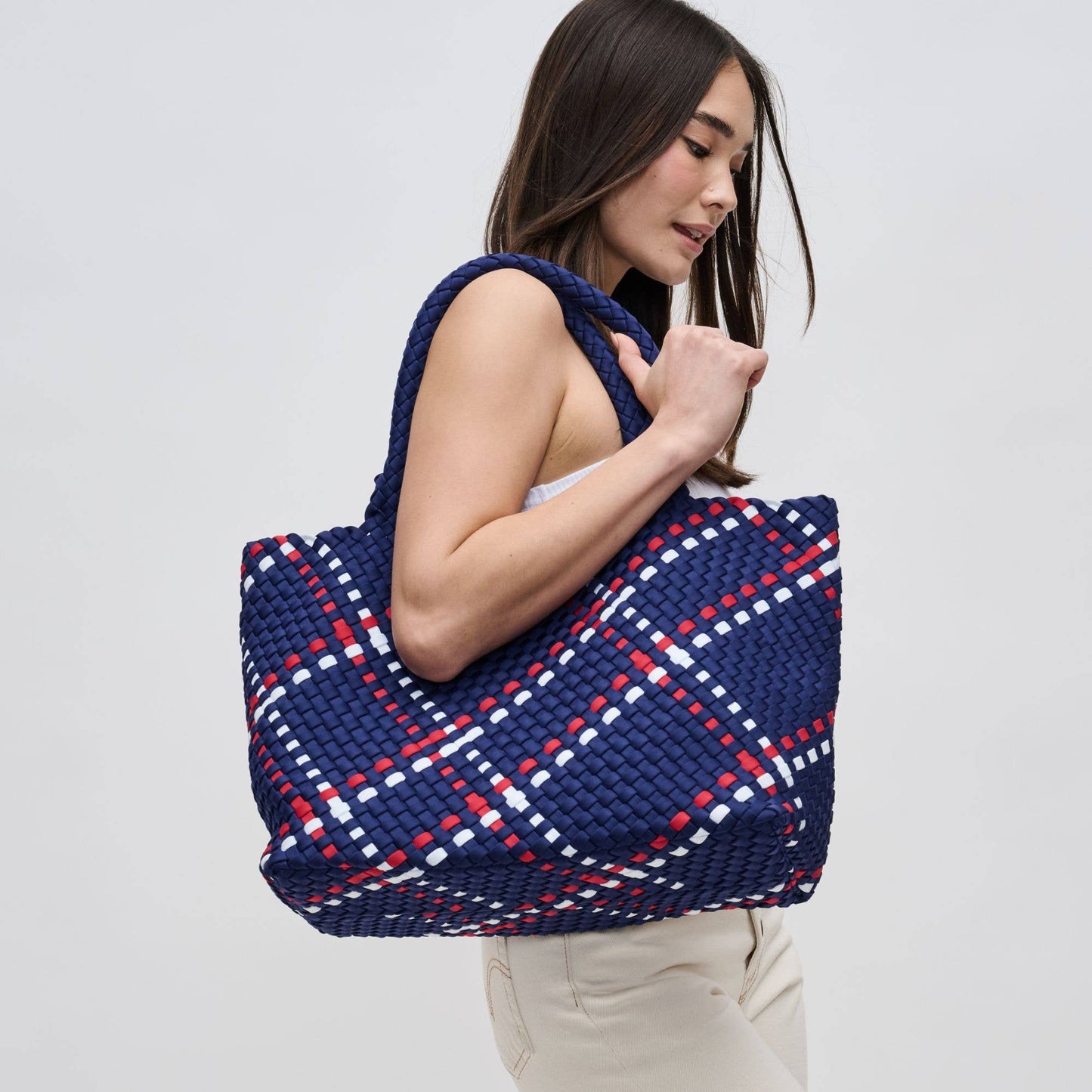 Sky's The Limit - Large Woven Neoprene Tote