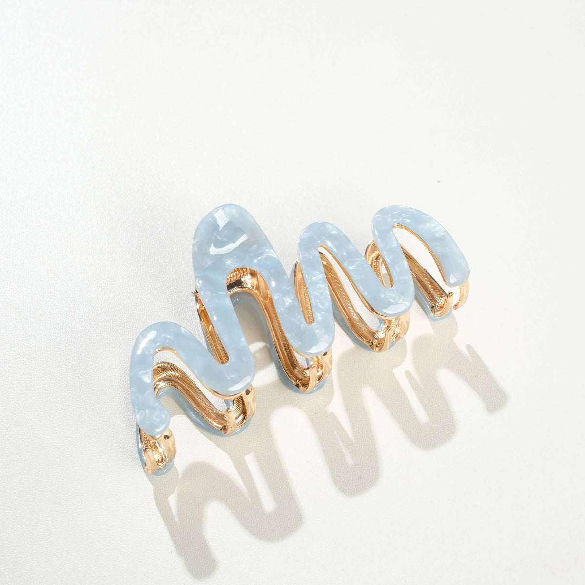 Willow Coastal Metal Squiggle Claw Clip - Large