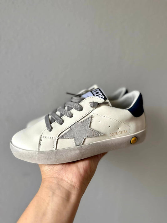 Grey Star with Navy Women’s Sneaker