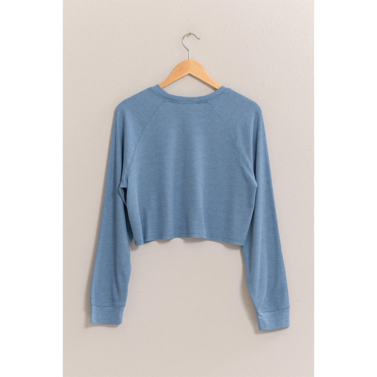 Raglan-Sleeve Crop Top