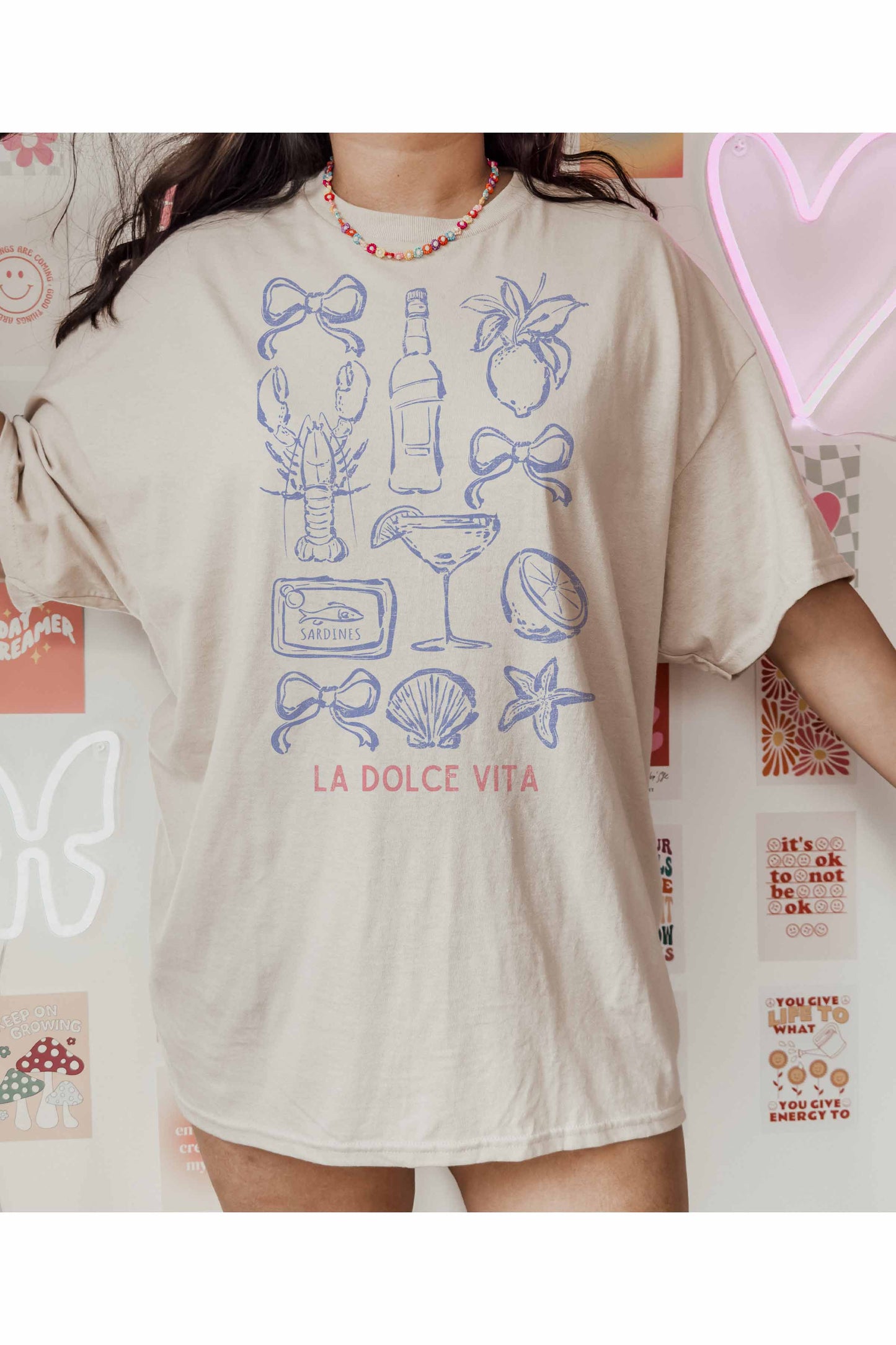 LA DOLCE VITA OVERSIZED TEE