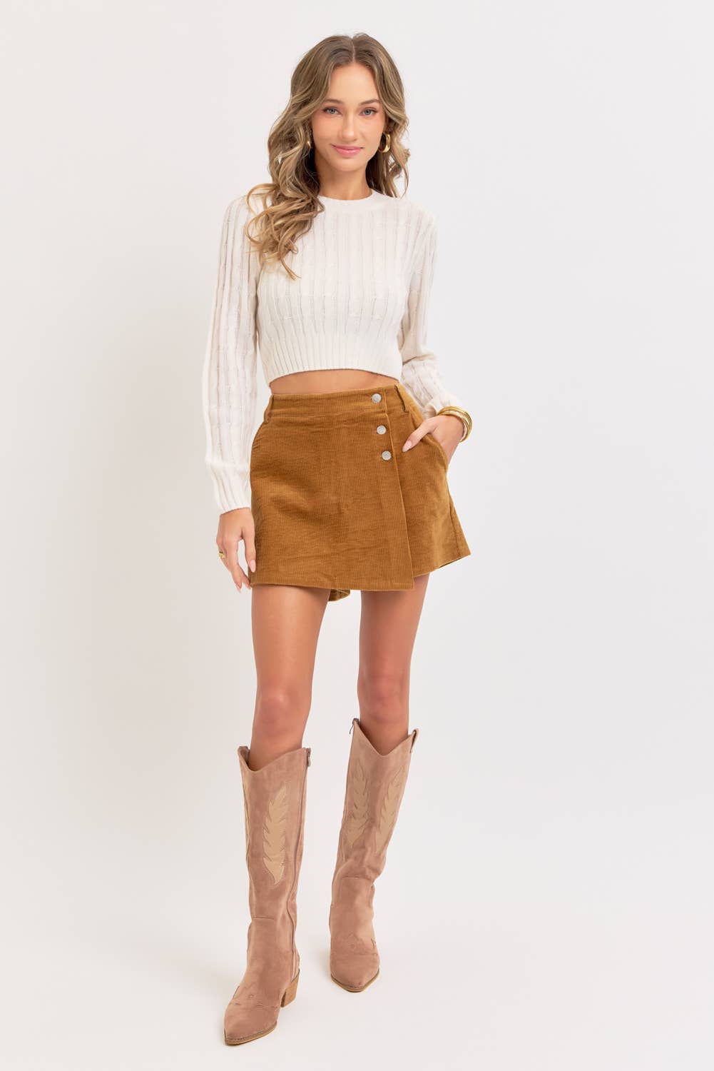 CORDUROY SKORT