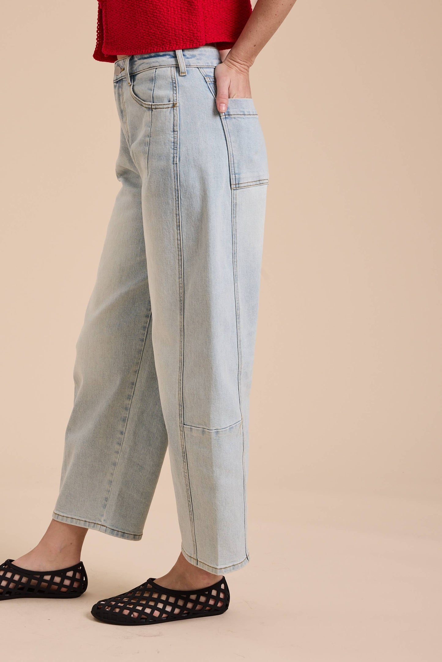 LOOSE FIT DENIM PANTS