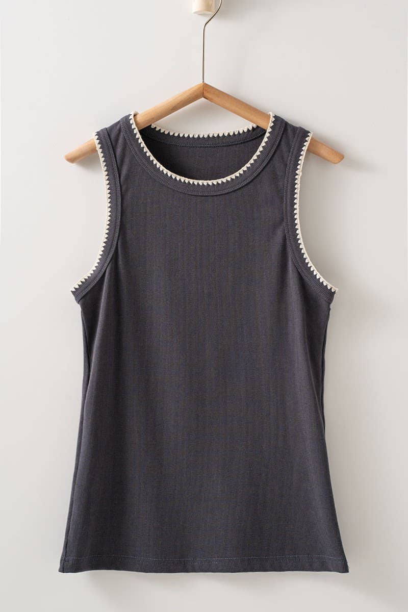 SYDNEY STRUCTURE KNIT TANK TOP