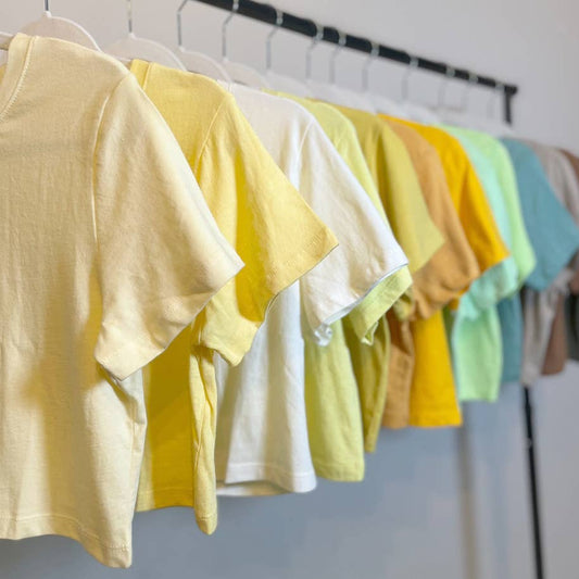 Premium Cotton Crop Tops (New Colors!)