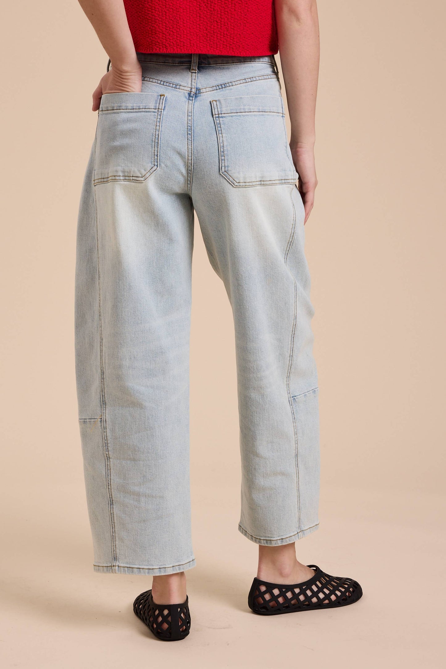 LOOSE FIT DENIM PANTS