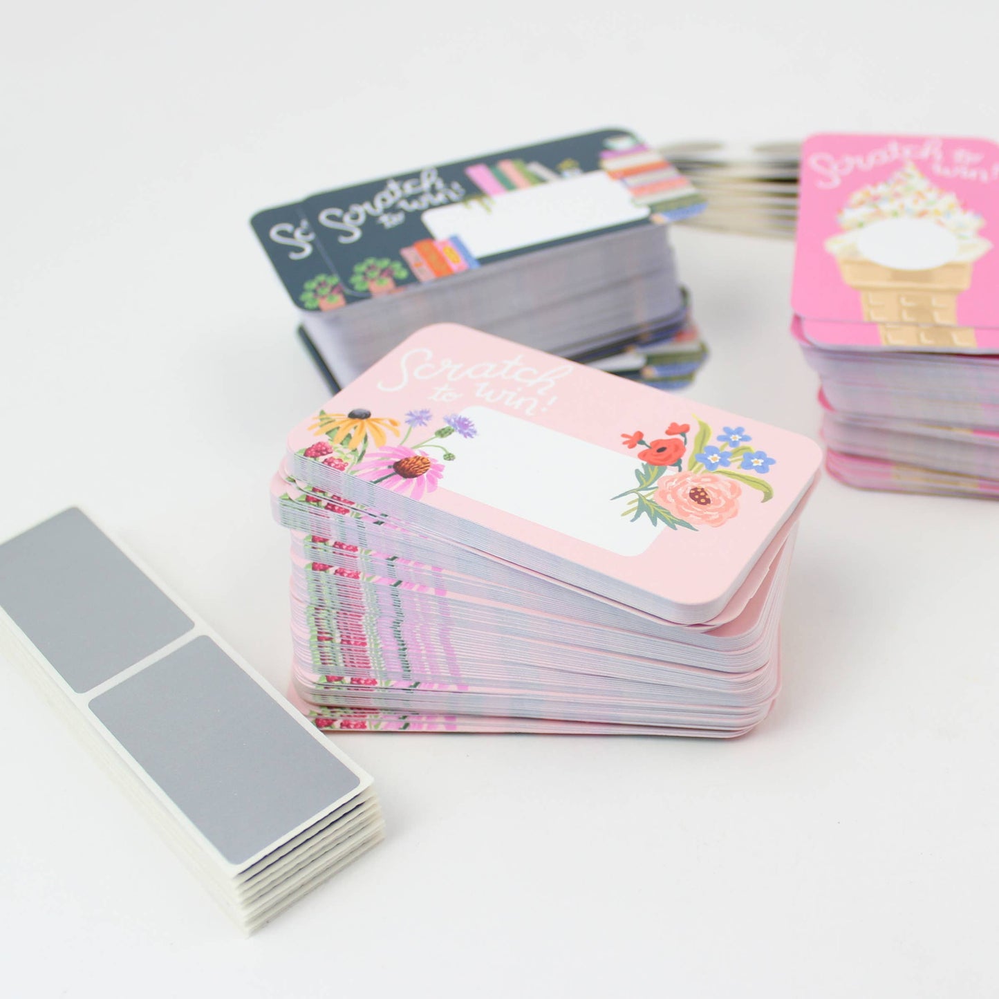 100 Customer Scratch-off Cards - Wildflowers