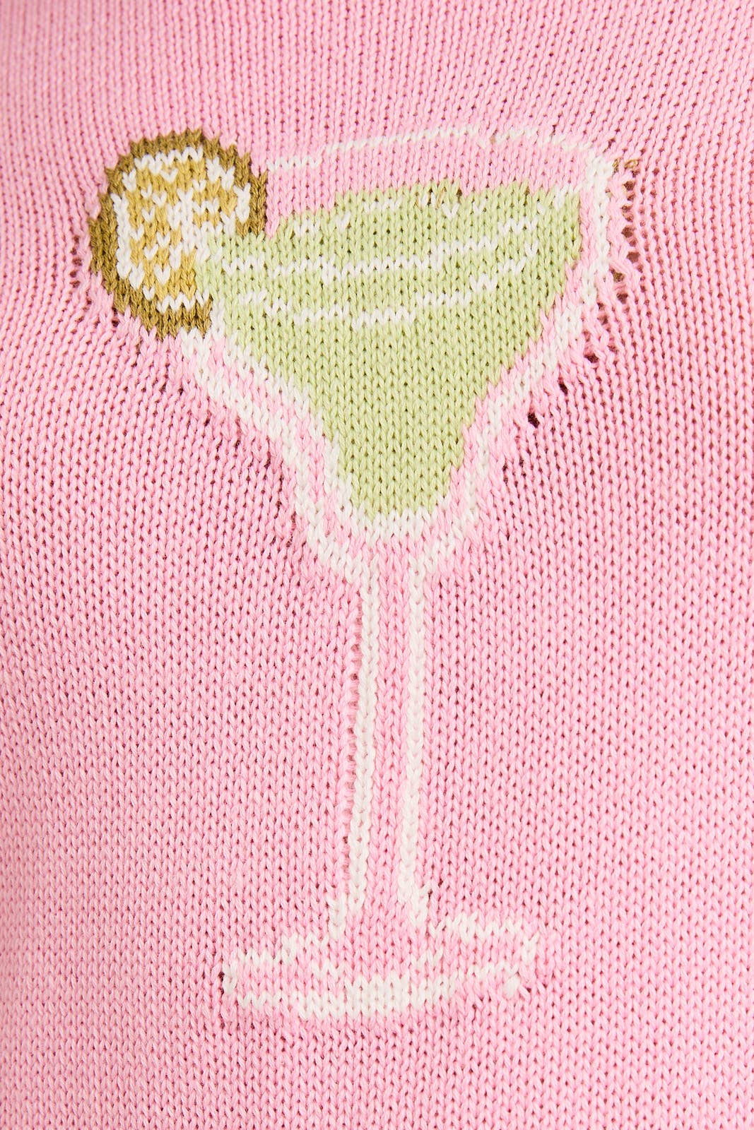 ROUND NECK LONG SLEEVE "MARGARITA" GRAPHIC SWEATER