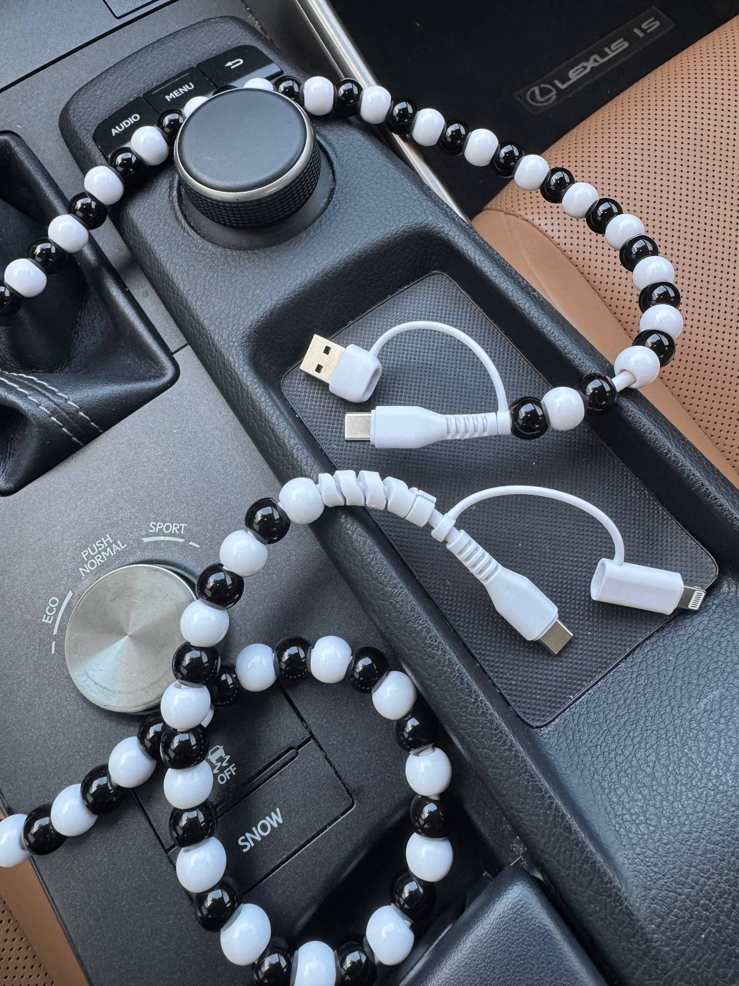 Black + White 4 in 1 Charger